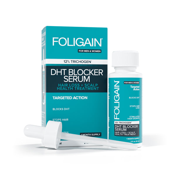 FOLIGAIN Hair Regrowth DHT Blocker Serum med 12% Trichogen®