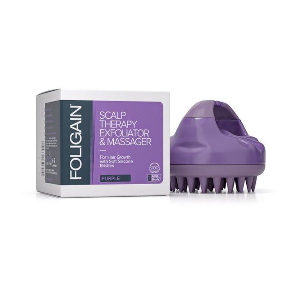 FOLIGAIN Hovedbundsterapi Eksfoliator & Massager i Lilla
