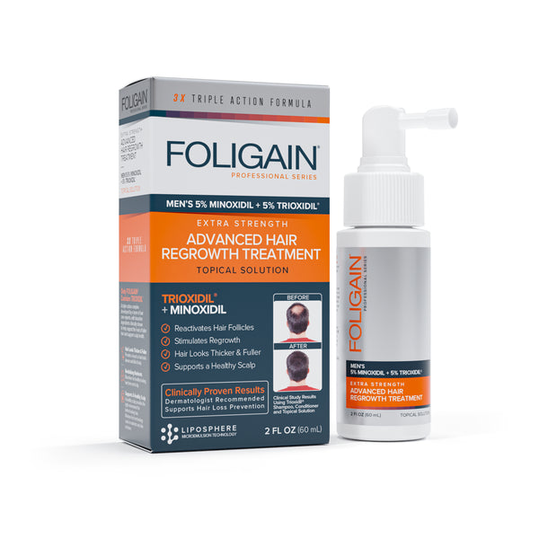 FOLIGAIN Avanceret hårgenvækst til mænd Minoxidil 5% + Trioxidil 5%
